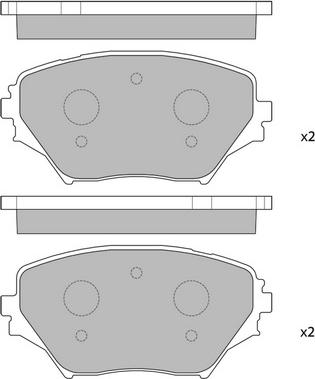 HELLA 530032772 - Kit pastiglie freno, Freno a disco www.autoricambit.com