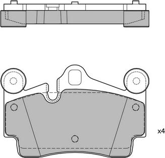 Hagen GP2198 - Kit pastiglie freno, Freno a disco www.autoricambit.com