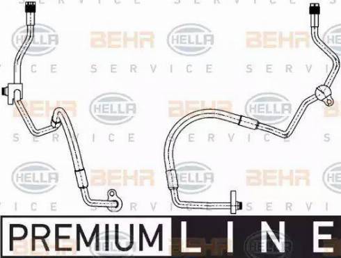 HELLA 9GS 351 338-441 - Condotto alta pressione, Climatizzatore www.autoricambit.com