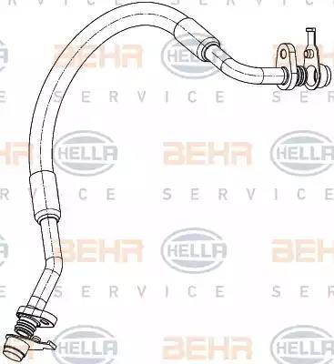 HELLA 9GS 351 338-651 - Condotto alta pressione, Climatizzatore www.autoricambit.com