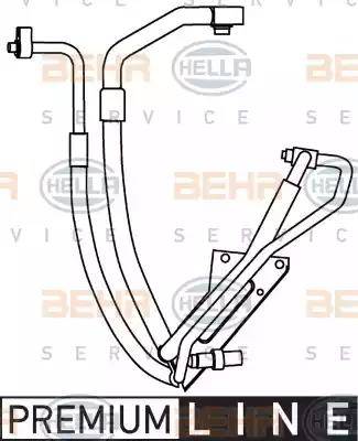 HELLA 9GS 351 337-591 - Condotto d. bassa/alta pressione, Climatizzatore www.autoricambit.com