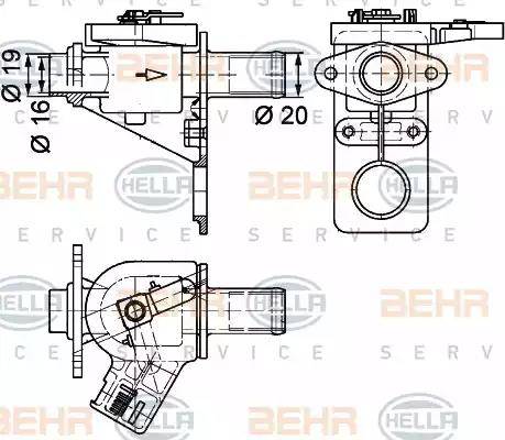 HELLA 9XL 351 328-181 - Valvola regolazione refrigerante www.autoricambit.com