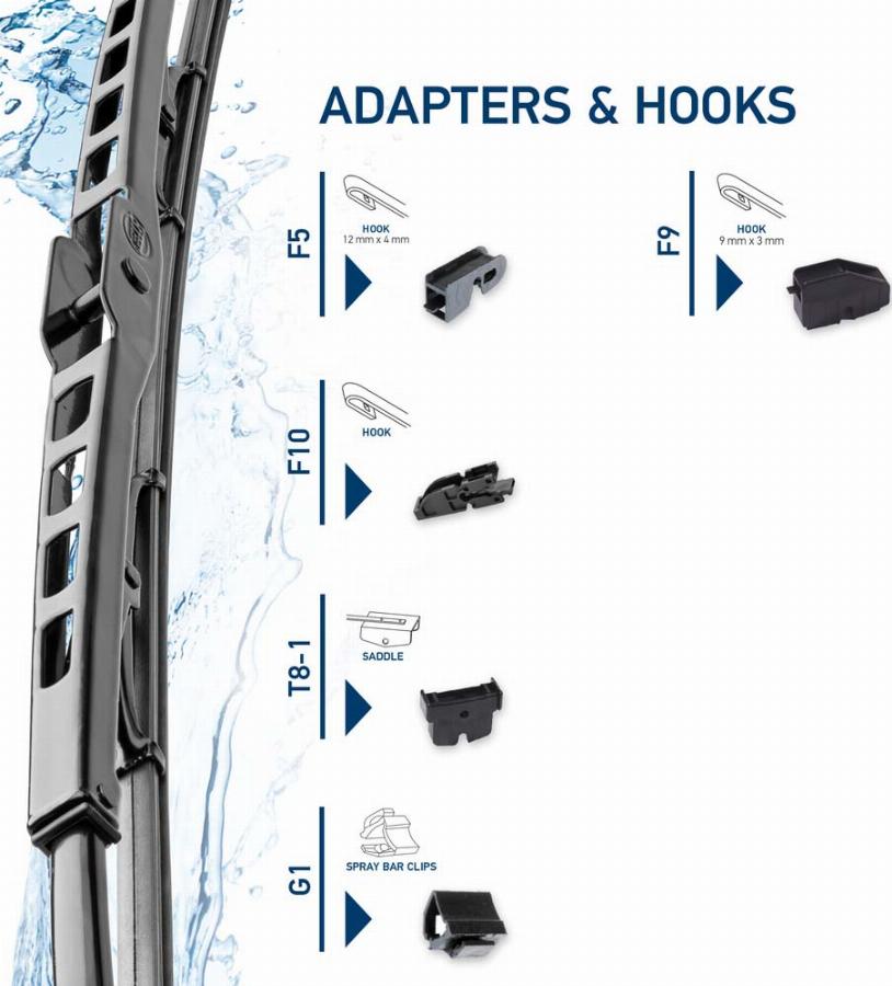 HELLA 9XW 184 107-281 - Spazzola tergi www.autoricambit.com