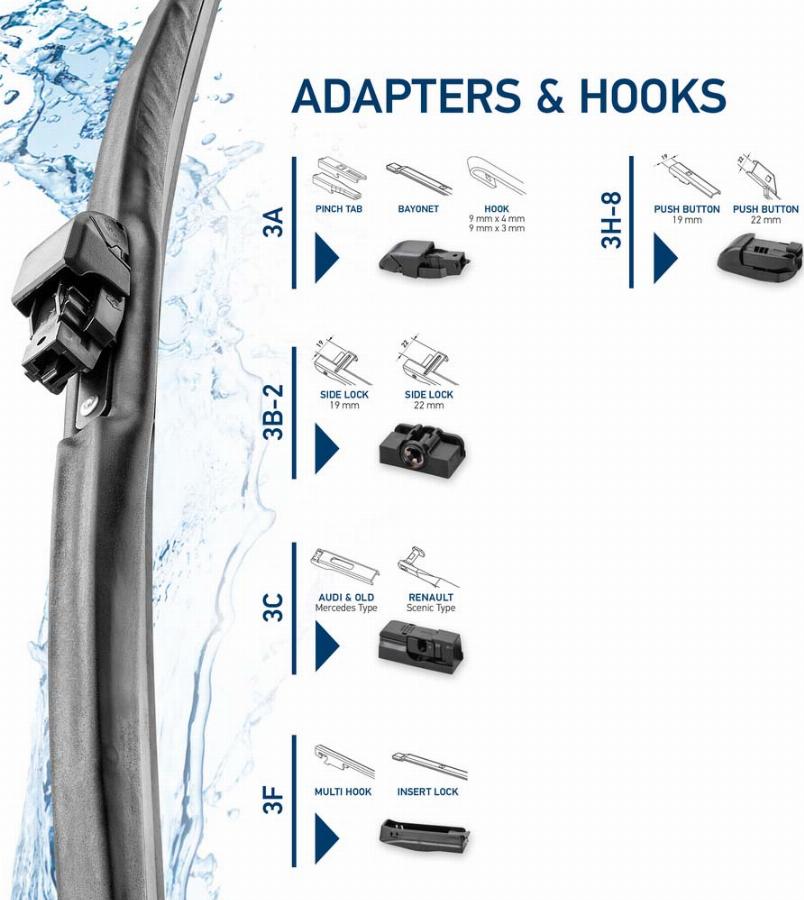 HELLA 9XW 358 004-221 - Spazzola tergi www.autoricambit.com