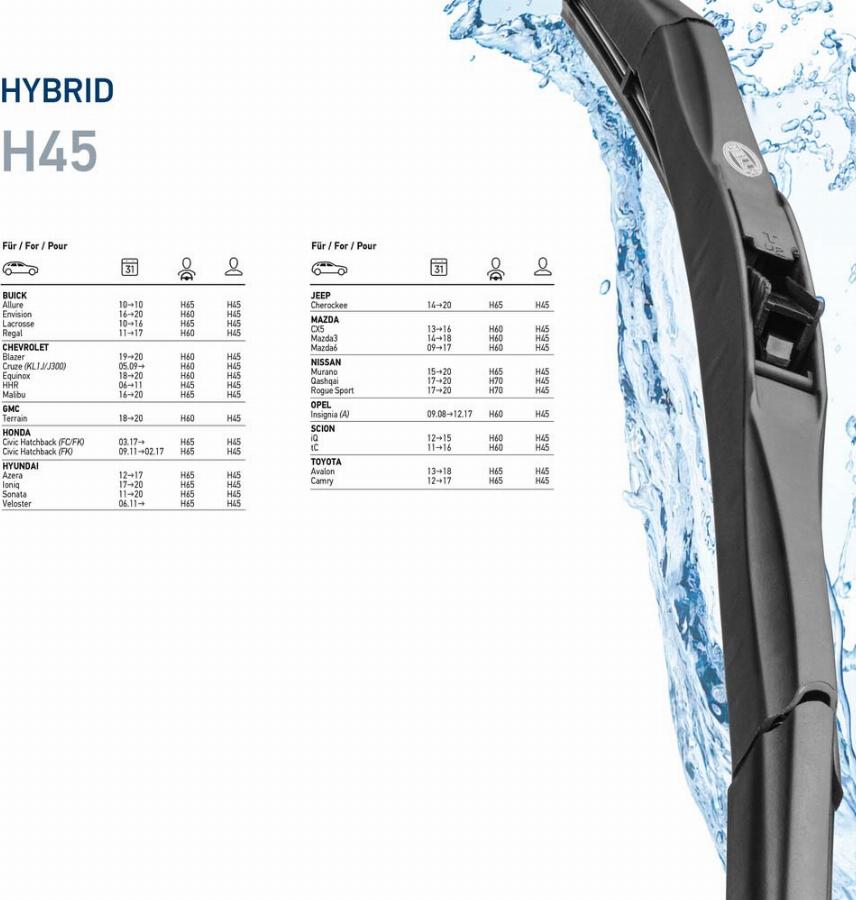 HELLA 9XW 204 584-181 - Spazzola tergi www.autoricambit.com