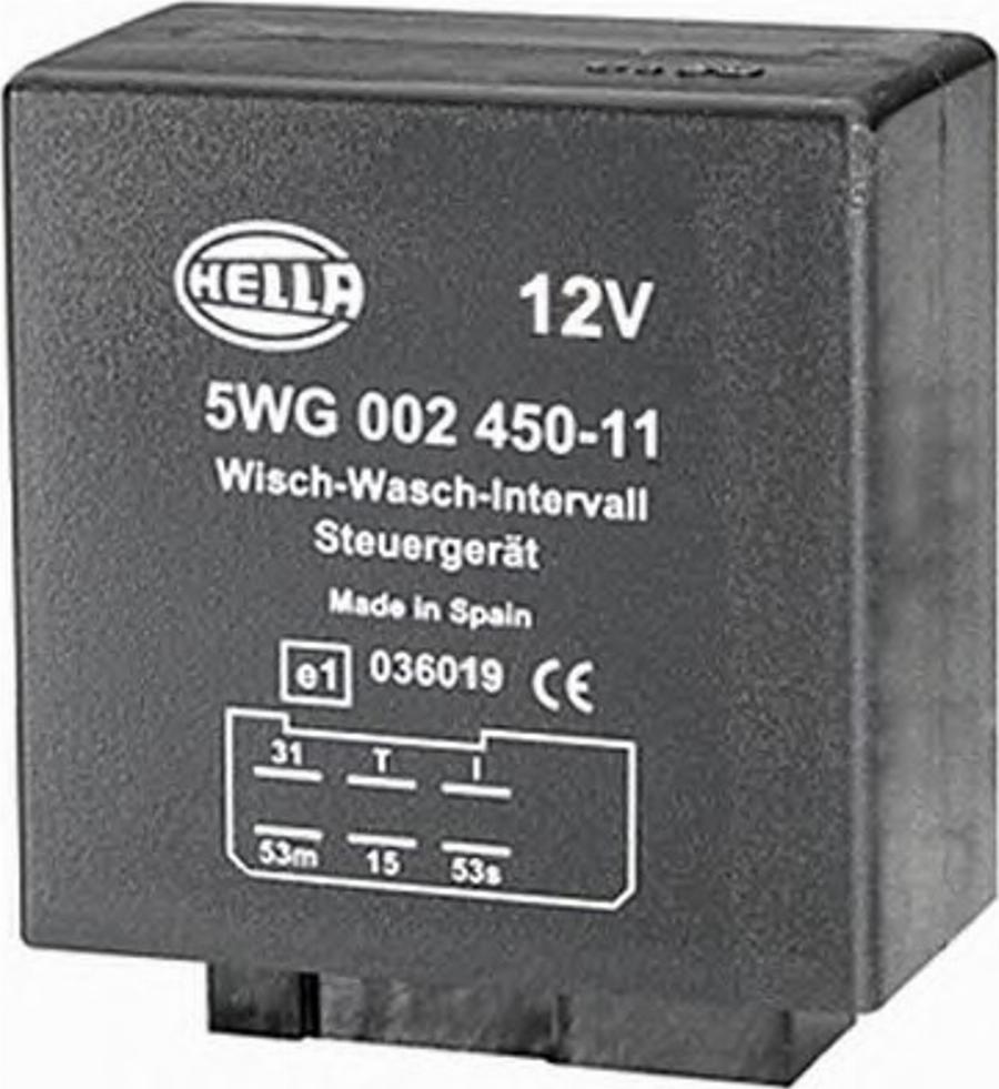 HELLA 5WG 002 450-117 - Relè, Intervallo tergicristallo www.autoricambit.com