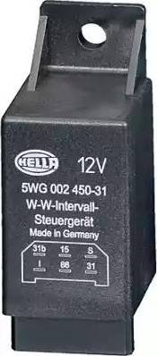 HELLA 5WG 002 450-317 - Relè, Intervallo tergicristallo www.autoricambit.com