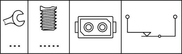 HELLA 6DF 006 095-001 - Interruttore luce freno www.autoricambit.com