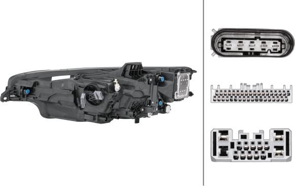 HELLA 1EX 013 502-921 - Faro principale www.autoricambit.com