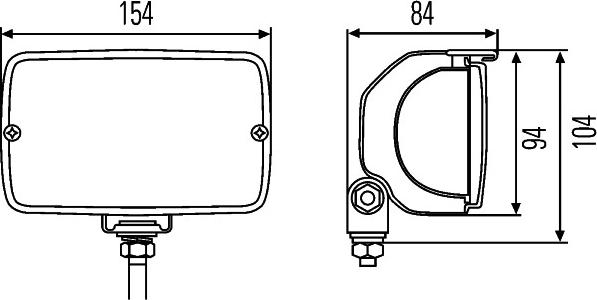 HELLA 1GA 998 522-011 - Faro da lavoro www.autoricambit.com