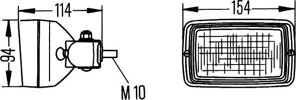 HELLA 1GA 006 875-001 - Faro da lavoro www.autoricambit.com