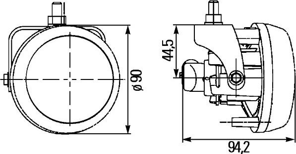 HELLA 1N0 009 295-021 - Fendinebbia www.autoricambit.com