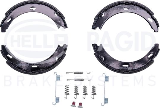 HELLA 8DA 355 050-431 - Kit ganasce, Freno stazionamento www.autoricambit.com