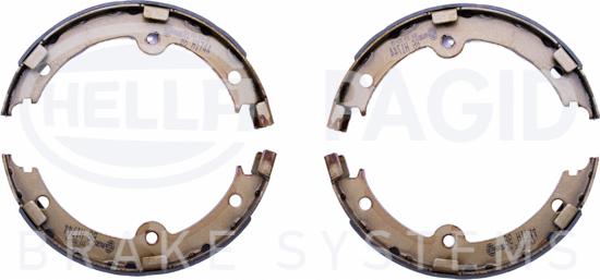 HELLA 8DA 355 050-191 - Kit ganasce, Freno stazionamento www.autoricambit.com