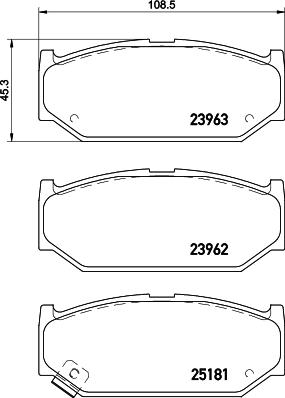 HELLA 8DB 355 045-571 - Kit pastiglie freno, Freno a disco www.autoricambit.com