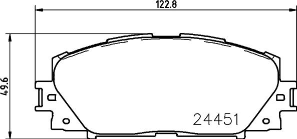 HELLA 8DB 355 045-361 - Kit pastiglie freno, Freno a disco www.autoricambit.com