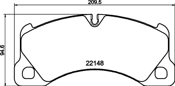 HELLA 8DB 355 040-631 - Kit pastiglie freno, Freno a disco www.autoricambit.com