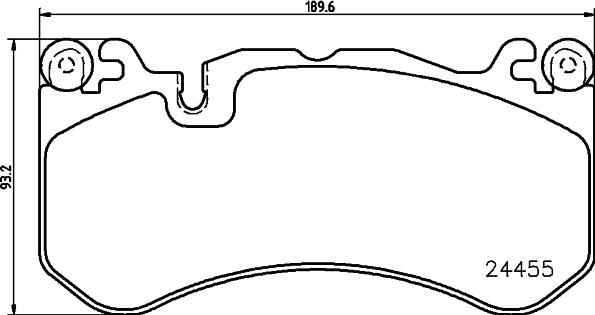 HELLA 8DB 355 040-091 - Kit pastiglie freno, Freno a disco www.autoricambit.com