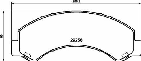 HELLA 8DB 355 040-281 - Kit pastiglie freno, Freno a disco www.autoricambit.com