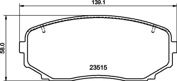 HELLA 8DB 355 041-191 - Kit pastiglie freno, Freno a disco www.autoricambit.com