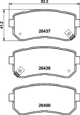 HELLA 8DB 355 041-131 - Kit pastiglie freno, Freno a disco www.autoricambit.com