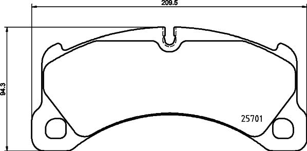 HELLA 8DB 355 043-051 - Kit pastiglie freno, Freno a disco www.autoricambit.com