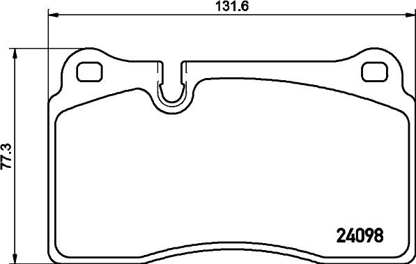 HELLA 8DB 355 043-241 - Kit pastiglie freno, Freno a disco www.autoricambit.com