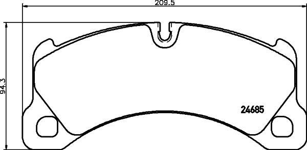 HELLA 8DB 355 042-941 - Kit pastiglie freno, Freno a disco www.autoricambit.com