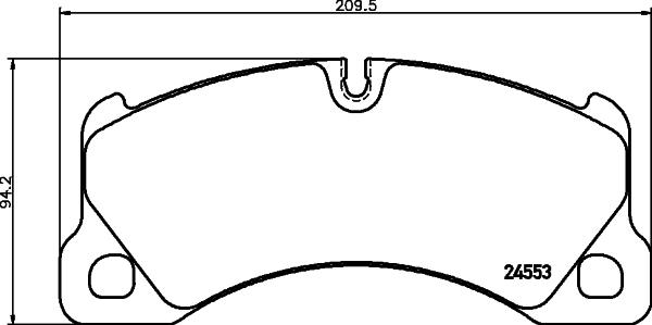 HELLA 8DB 355 042-931 - Kit pastiglie freno, Freno a disco www.autoricambit.com