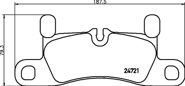 HELLA 8DB 355 042-921 - Kit pastiglie freno, Freno a disco www.autoricambit.com