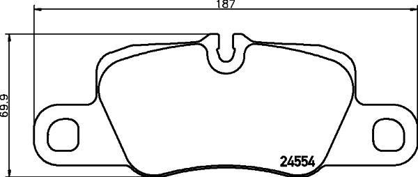 HELLA 8DB 355 042-881 - Kit pastiglie freno, Freno a disco www.autoricambit.com