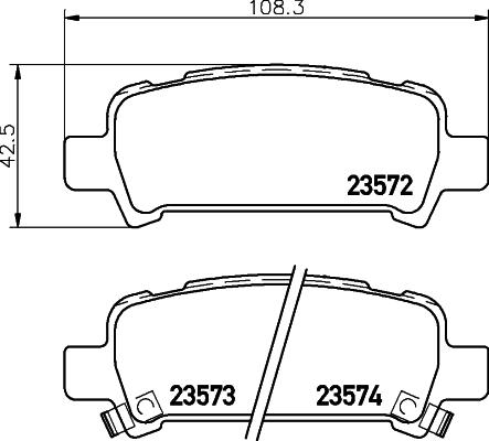 HELLA 8DB 355 009-401 - Kit pastiglie freno, Freno a disco www.autoricambit.com