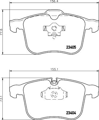 HELLA 8DB 355 009-431 - Kit pastiglie freno, Freno a disco www.autoricambit.com