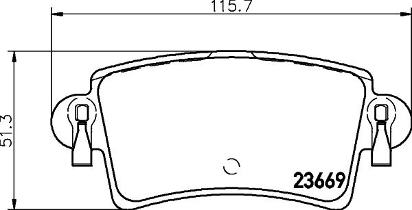 HELLA 8DB 355 009-421 - Kit pastiglie freno, Freno a disco www.autoricambit.com