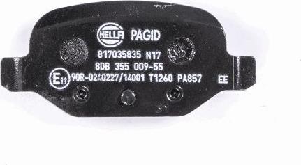 HELLA 8DB 355 009-551 - Kit pastiglie freno, Freno a disco www.autoricambit.com