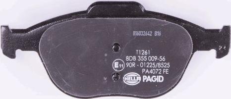 HELLA 8DB 355 009-561 - Kit pastiglie freno, Freno a disco www.autoricambit.com