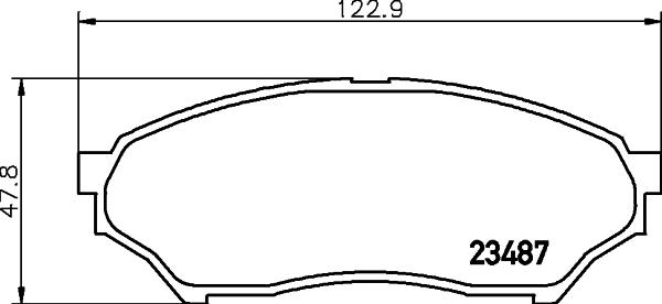 HELLA 8DB 355 009-521 - Kit pastiglie freno, Freno a disco www.autoricambit.com