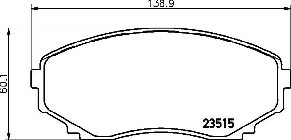 HELLA 8DB 355 009-641 - Kit pastiglie freno, Freno a disco www.autoricambit.com