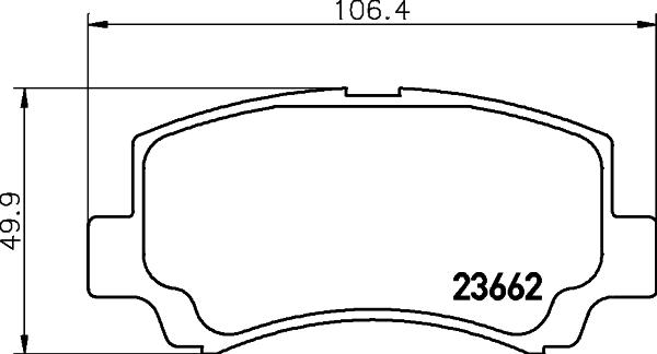 HELLA 8DB 355 009-681 - Kit pastiglie freno, Freno a disco www.autoricambit.com