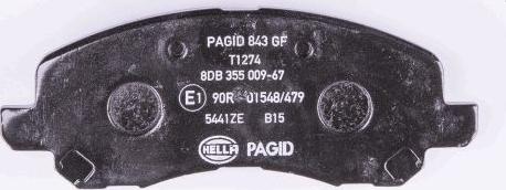 HELLA 8DB 355 009-671 - Kit pastiglie freno, Freno a disco www.autoricambit.com