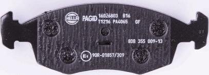 HELLA 8DB 355 009-131 - Kit pastiglie freno, Freno a disco www.autoricambit.com