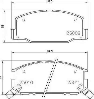 HELLA 8DB 355 009-831 - Kit pastiglie freno, Freno a disco www.autoricambit.com