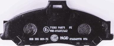 HELLA 8DB 355 009-751 - Kit pastiglie freno, Freno a disco www.autoricambit.com