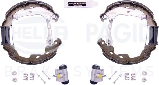 HELLA 8DB 355 004-991 - Kit freno, freni a tamburo www.autoricambit.com