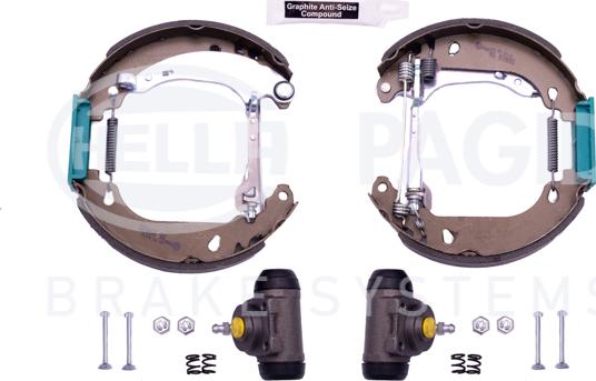 HELLA 8DB 355 004-511 - Kit freno, freni a tamburo www.autoricambit.com