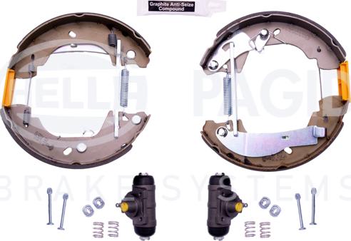 HELLA 8DB 355 004-121 - Kit freno, freni a tamburo www.autoricambit.com