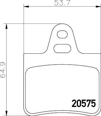 HELLA 8DB 355 005-901 - Kit pastiglie freno, Freno a disco www.autoricambit.com