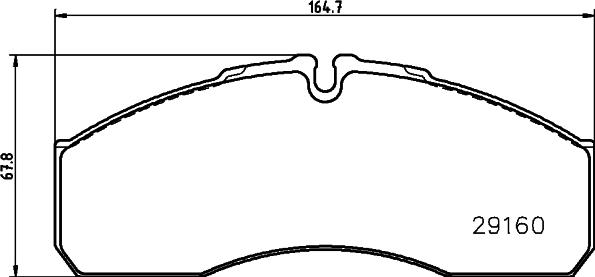 HELLA 8DB 355 005-401 - Kit pastiglie freno, Freno a disco www.autoricambit.com