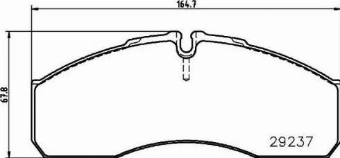 HELLA 8DB 355 005-561 - Kit pastiglie freno, Freno a disco www.autoricambit.com