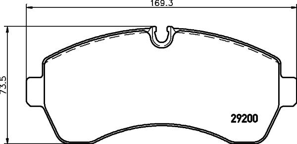 HELLA 8DB 355 005-531 - Kit pastiglie freno, Freno a disco www.autoricambit.com